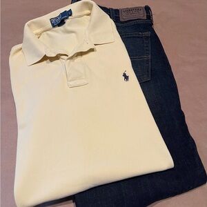 POLO by Ralph Lauren short slv pique polo | Lg